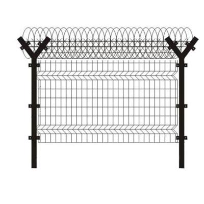 China Easily Assembled Hot Dip Galvanized Safety Fence And Anti Climb Wire Mesh Fence for sale