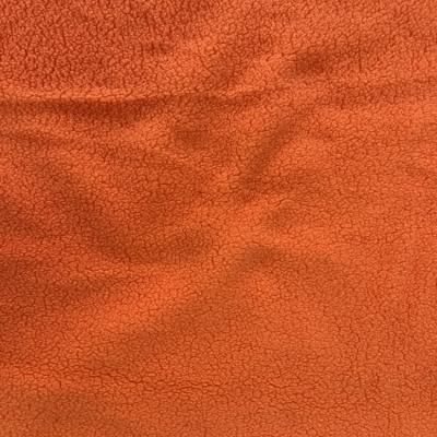 China Anti-Static 100% polyester one Sided  Brushed  Recycled  super soft shu velveteen  fleece fabric For Garment for sale