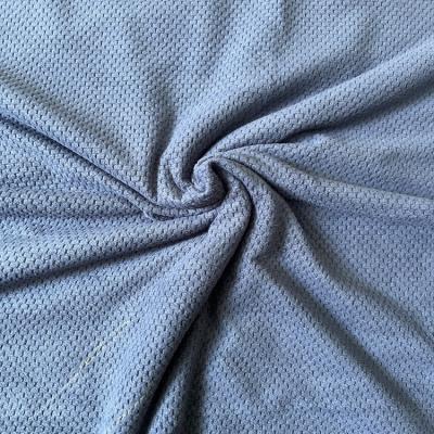 China Anti-Static factory fast delivery 100% polyester wholesale plain walf checks polar fleece fabric for clothing for sale