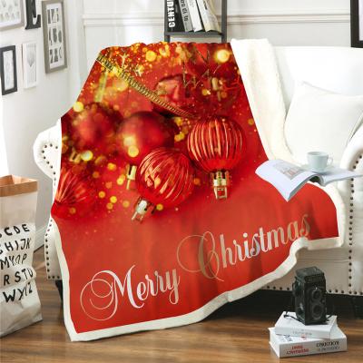 China Anti Dust Mite Christmas Gift BlanketFlannel Fleece Blanket 100 Polyester Fleece Blanket  For Winter for Children for sale