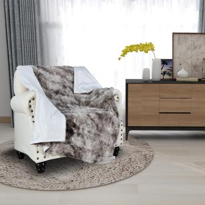 China Anti-Static Flannel And Fleece Super Soft White PV Printed Blanket for sale