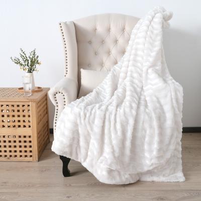 China Anti-Static Double Layers Warm Winter Sherpa Fleece Cheap Custom Flannel Blanket for sale