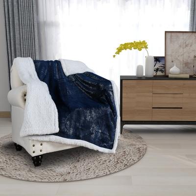 China Anti-Static Best Selling Solid Color Clinquant velvet   Blankets for sale