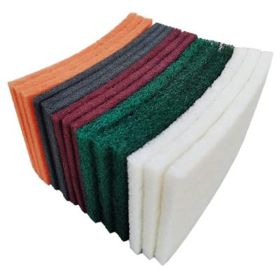 China High Performance Scrubbing Pad for 7448 3m Scrubbing Pad Reusable Nylon Industry Abrasive White Wholesale Wood Scrub Pad for Kitchen Car Polishing and Grinding for sale