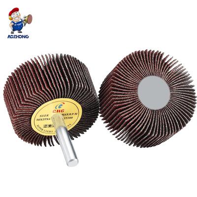 China Factory Price Low Noise Alumina Flap Abrasive Disc for Grinding Welding 115mm 40 Grit Grinding Flap Wheel Disc for sale