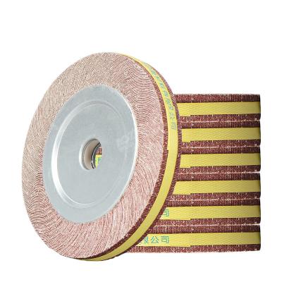 China High Polishing Efficiency and Long Service Life Flap Wheel Metal Maker Non Woven Abrasive Flap Disc Grinding Wheel for Polish and Stainless Steel Machine Surface for sale