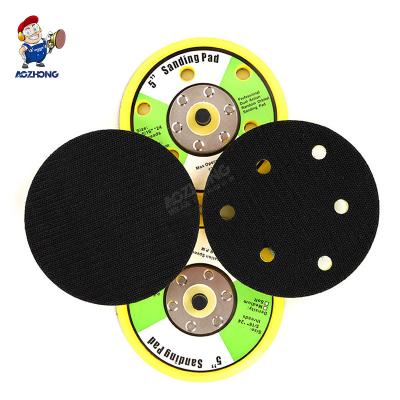 China 2022 Hot Sale Strong Black Sandpaper Adhesive Power Waterproof Sanding Pad Sanding Discs for Wood Polish for sale