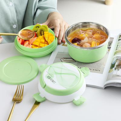 China Buy Viable Bento Mini Kid Container Lunch Box, 304 Stainless Steel Plastic Lunch Box For Child for sale