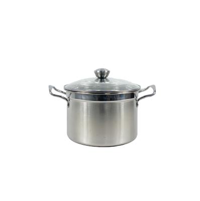 China Home Kitchen Best Selling 24cm Soup Pot Stainless Thickened European Style Kitchen Soup and Stock Pots for sale