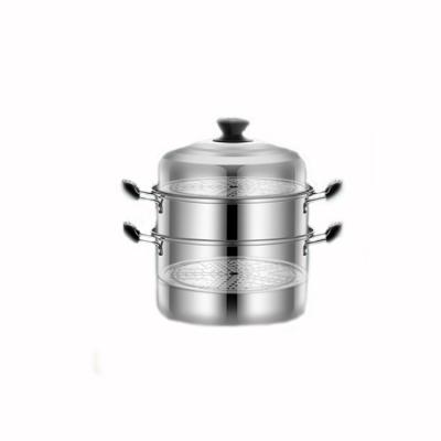 China Multifunctional Three-Layer Stainless Steel Food Steamer Cooking Steamer Pot for sale