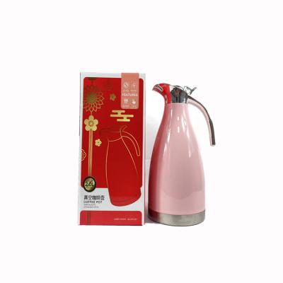 China New Pink 1.5L Hot Water Bottle PORTABLE Stainless Steel Hot Water Bottle With Cover Vacuum Flasks for sale