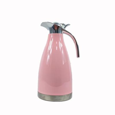 China 2L Large Capacity Rose Wall Stainless Steel Easy To Use Double Wall Stainless Steel Water Bottle Insulated Kettle Thermos 304 for sale