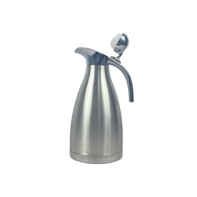 China Custom Large Capacity 2L Coffee Flask 304 Stainless Hot Thermos Logo Steel Vacuum Kettle Keep for sale