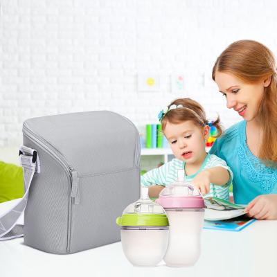 China Mommy Keeper Breastmilk Cooler Bag Thermal Caring Baby Bottle Cooler Bag for sale