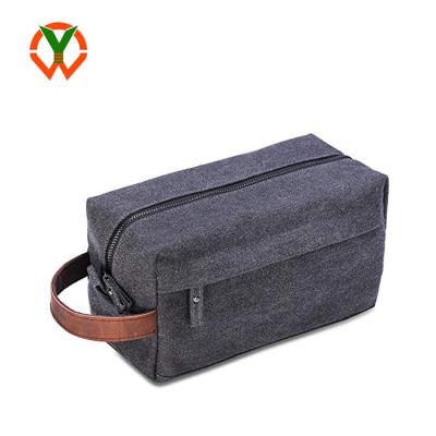 China Factory Wholesale Custom Canvas Durable Toiletry Bag Cosmetic Toiletry Bag Cosmetic Bag for sale