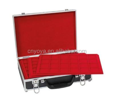 China Waterproof Large Coin Carrying case [Lindner 2338], with 8 coin trays for different coin sizes for sale