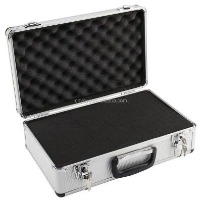 China Aluminum Flight Case Aluminium Foam Microphone Camera Photography Carry Lock Storage Box for sale