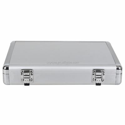 China Recyclable Aluminium Table Tennis Bat Case - Silver for sale