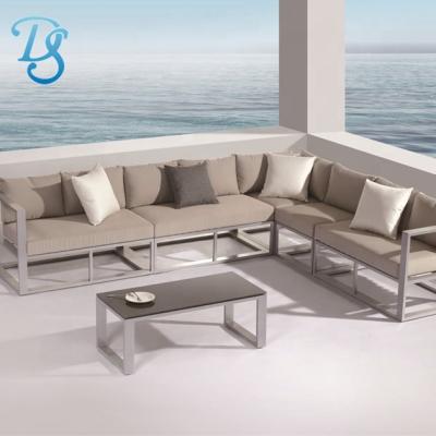 China Leisure Hotel Project Garden Pool Exposed Tube Sofa Set for sale