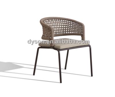 China Modern new design outdoor rope dining chair and table good quality outdoor rope furnture for sale