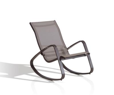 China Modern Design Durable High Quality Gray Clock Rocking Chair Outdoor Patio Furniture for sale