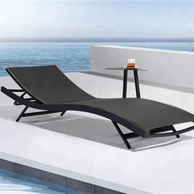 China Modern high quality with good prices aluminum sun lounger. Handcrafted Outdoor Sun Lounger Pool Folding Bed for sale