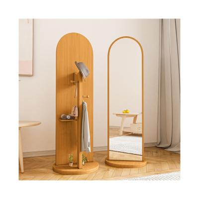 China Durable Rotatable Decor Framed Miroir Modern Customized Long Shaped Standing Full Length Body Shower Bathroom Wall Floor Mirror for sale