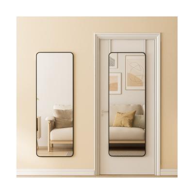 China Durable Customized Over The Door Full Length Mirror Wall Mounted Mirror Dressing Room Hanging Door Mirror For Farmhouse Home Decor for sale