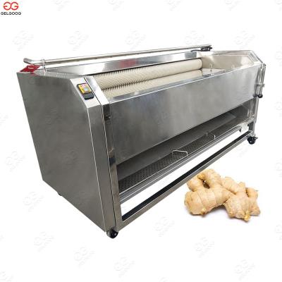 China High Efficicency ginger cleaning machine/yam washing machine/ginger washing and peeling machine for sale