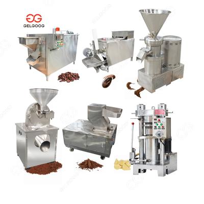 China Fine Powder Making 100kg/h Cocoa Processing Equipment Cocoa Powder Processing Machine GELGOOG for sale