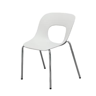 China Plastic Dining Stackable Chair Furniture Dining Chair Cheap Price Modern Scandinavian Leisure Plastic Cafe Restaurant for sale