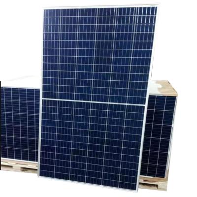 China Aluminum Frame Half Cell Solar Panel Grade A Poly 345w High Efficiency 144 Cells For Home Use 1997*992*40mm for sale