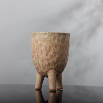 China Modern Unique Footed Design Varied Indoor Outdoor Home Decoration Piece Ceramic Planters Garden Flower Pots for sale