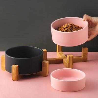 China Viable Chinese Manufacturer For Customized Ceramic Cat Bowl Pet Bowl for sale