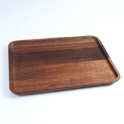 China Art Decor High Quality Eco-Friendly Dish Cheese Boards Food Serving Trays Decorative Wooden Food Tray for sale