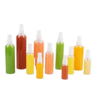 China 50ml 60ml 100ml 120ml 150ml 180ml 200ml 250ml 500ml PET Cosmetic Perfume Alcohol Mist Plastic Empty Spray Bottle for sale