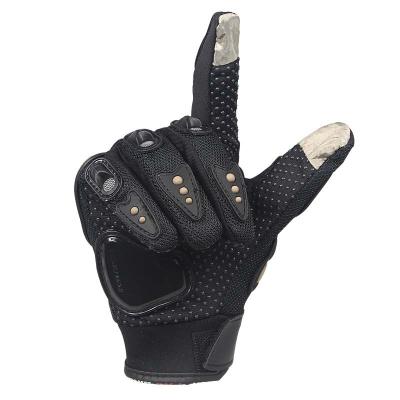 China Comfortable Rider Motorcycle Leather Gloves Motocross Gloves for sale