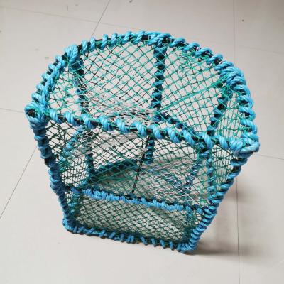 China Strong Corrosion Resistant Chinese High Quality Steel Prawn Crayfish Trap Fishing Basket for sale