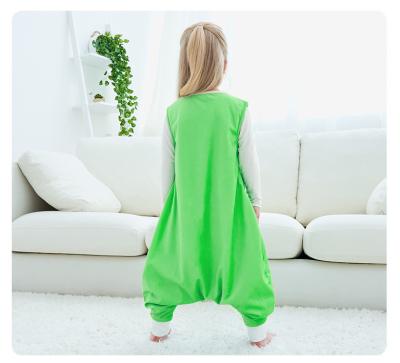 China Autumn And Winter Children's Sleeping Bag Baby Air Conditioning Clothes Flannel Pajamas Baby Onesie Breathable Sleeveless Sleeping Bag for sale