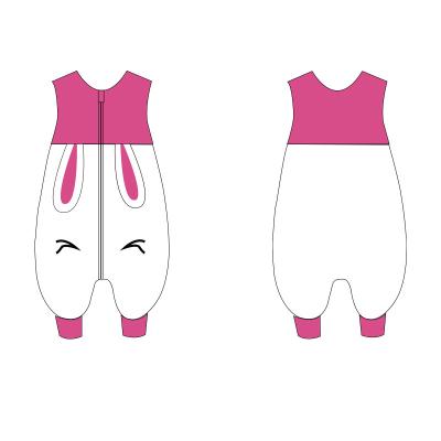 China Autumn and Winter Children's Sleeping Bag Baby Air Conditioning Clothes Flannel Pajamas Baby Breathable Sleeveless Romper for sale