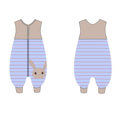 China Autumn And Winter Children's Sleeping Bag Baby Air Conditioning Clothes Flannel Breathable Home Clothes Baby Sleeveless Onesie Pajamas for sale