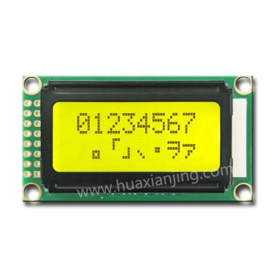 China Small Size Alphanumeric Character 8x2 Lcd Display Module 58x32 Mm for sale