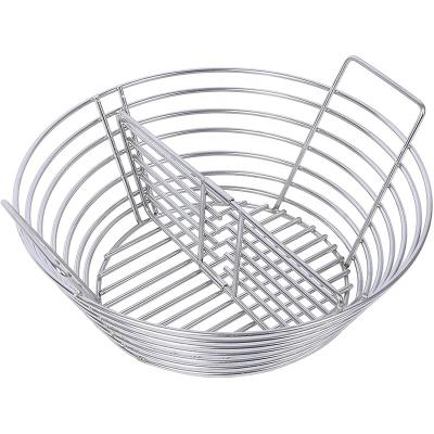 China Dustproof Stainless Steel Rotisserie Grill Basket Rack Grill Ash Baskets BBQ Accessories Smoker Stick BBQ Grill Rack No for sale