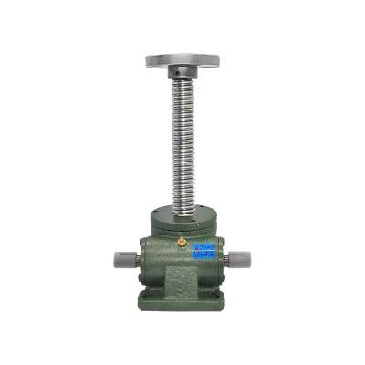 China Electric Lifting Screw Jack Gearbox Reducers Power Lifting Worm Wheel SWL Worm Gear Mechanism for sale