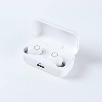 China 2021 new arrival unique tws BT headphones wireless earbuds In-ear with power bank for sale