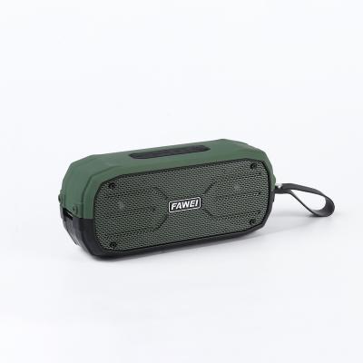 China 2021 New Radio Outdoor Sport Tooth Speaker 2*5W 1200mAh Fashion Blue Noise With TF Card USB BT FM Wireless Speaker for sale