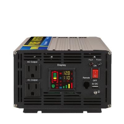 China Smart DC System Pure Sine Wave AC Inverter 12v 24v 8000w 500w 1kw 2kw 1500w High Frequency Solar Power Inverters 61x20x15cm (LxWxH) for sale