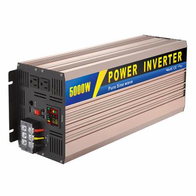 China New Design 5000W Large Capacity DC/AC 12V 24V 110V 220V Modified Sine Wave Power Inverters For Outdoor Appliance 51x20x15cm (LxWxH) for sale