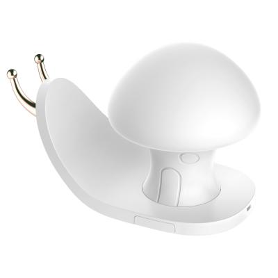 China Creative USB Touch Control Led Night Light Sensor Snail Shape Kids Gift Baby Room LED Lamp for Christmas for sale