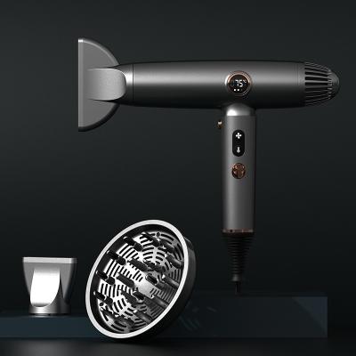 China Ionic Professional Hair Dryer With Blow BLDC Motor Negative Hair Brushless High Speed ​​Ionic Blow Dryers Super Light Fast Drying Dryer for sale